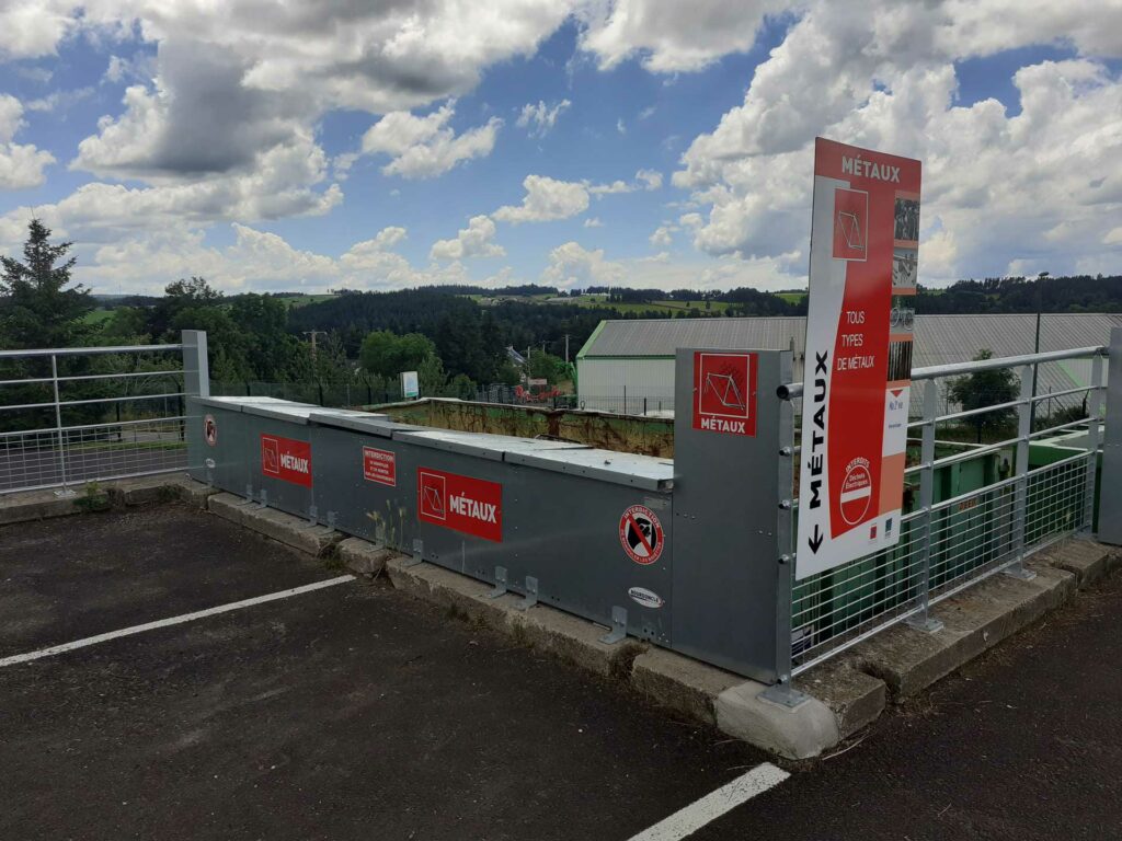 Déchèterie de Rieutort de Randon - SDEE Lozère