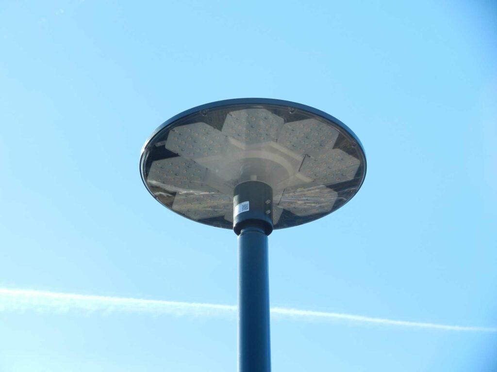 Lampadaire à Rieutortet - SDEE Lozère