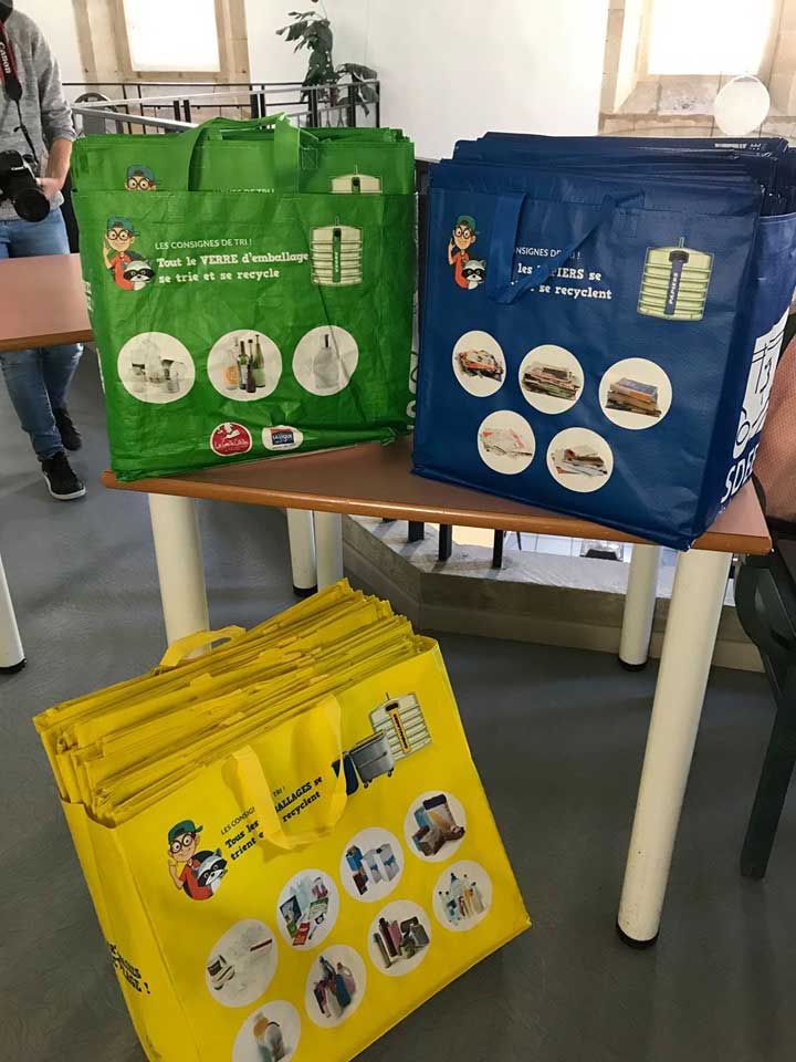 Sacs de collecte séléctive - SDEE Lozère